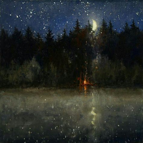 Fotografi Vintage, Aesthetic Painting, Ethereal Art, Pics Art, Art Plastique, Pretty Art, Land Scape, Stars And Moon, Dark Art