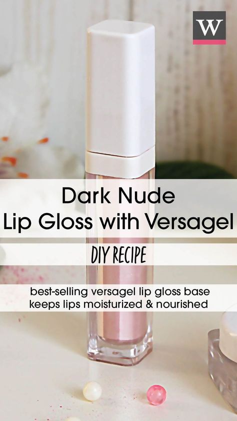 Diy Clear Lip Gloss Recipes, Nude Lipgloss, Diy Vitamin C Serum, Lip Gloss Recipe, Diy Makeup Recipe, Lip Gloss Base, Witches Jar, Diy Lip Balm Recipes, Soap Business