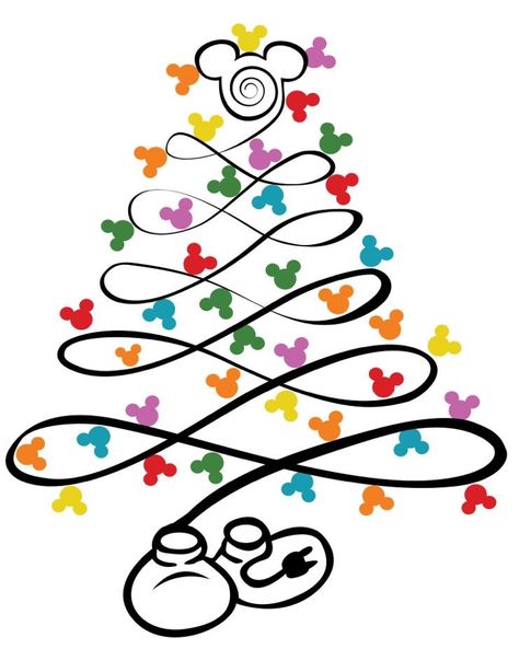 Christmas Crafts Cricut, Disney Christmas Crafts, Mickey Mouse Christmas Tree, Disney Diy Crafts, Disney Christmas Decorations, Crafts Cricut, Cricut Christmas Ideas, Disney Christmas Shirts, Mouse Crafts