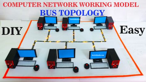 models of computer network types and topologies Computer Model For School Project, Diy For School, Maths Tlm, Arduino Home Automation, Network Topology, Computer Project, Geography Project, Physics Projects, Computer Networks