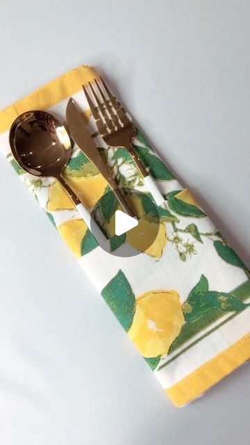 Napkin Folding Pocket, Pocket Napkin Fold, Napkin Folding, Printed Napkins, Napkins, Tie Dye, Lemon, Home And Garden, Dye