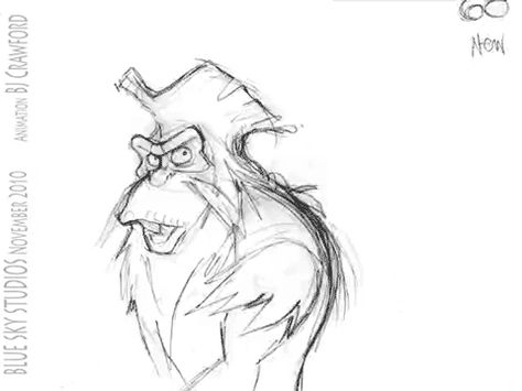 giphy.gif (480×360) Rough Animation Gif, Pencil Test Animation, Monkey Pirate, Ice Age Continental Drift, Rough Animation, Mental Age, Animation Character Drawings, Principles Of Animation, Sketch Cartoon