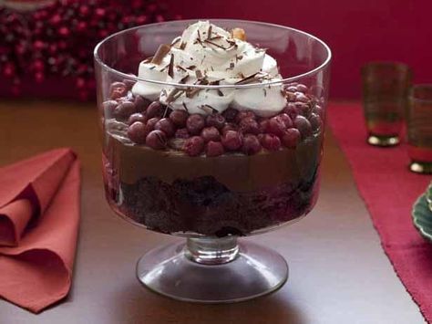 Cherry Trifle Recipes, Chocolate Cherry Trifle, Cherry Trifle, Chocolate Trifle, Best Christmas Recipes, Trifle Recipe, Nigella Lawson, Chocolate Dessert Recipes, Chocolate Cherry