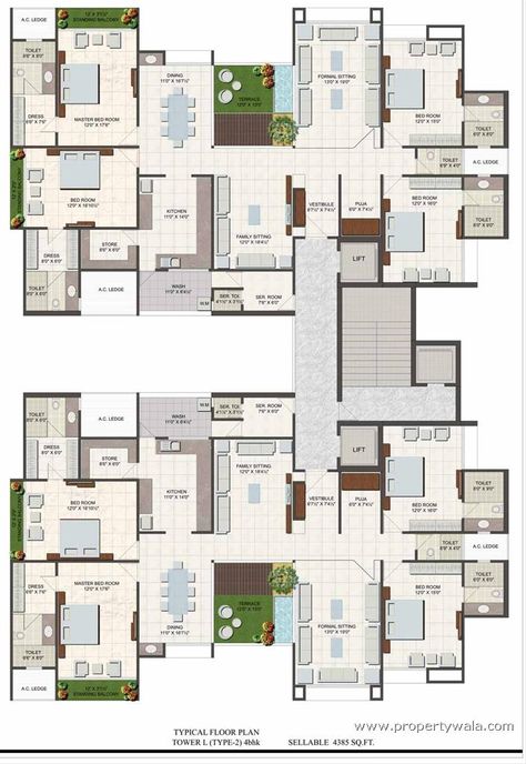 Luxurious Flats Apartment, 5bhk Flat Plan, 4 Bhk Apartment Floor Plan, 5 Bhk Apartment Plan, 4bhk Flat Plan Layout, 4bhk Apartment Plan, 4 Bhk Apartment Plan, Luxury Apartment Plan, Flat Apartment Design