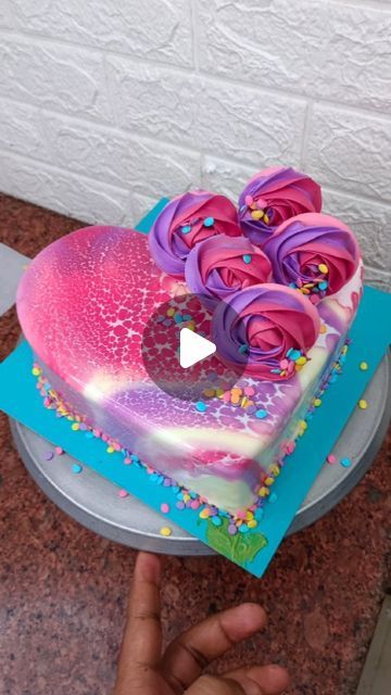 @roshan_cake_chef on Instagram: "Heart shape mirror glaze cake decorating ideas #reela #cakes #viral #viralreels #trending #mirrorglazecakes #mirrorglaze #viralcakevideon#cakedecorating #mirrorglazecakes #heartshapecakes" Heart Shape Mirror, Glaze Cake, Shape Mirror, Special Birthday Cakes, Mirror Glaze Cake, Instagram Heart, Heart Shaped Cakes, Mirror Glaze, Cake Decorating Ideas