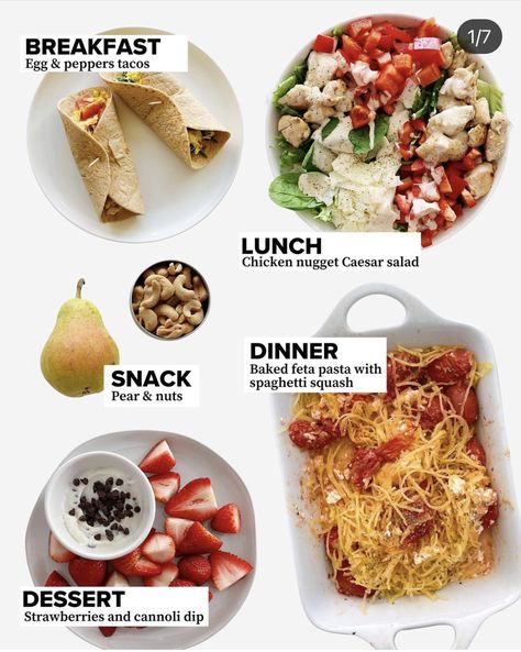 Healthy Daily Meals, Dr Rachel Paul, Homemade Cannoli, Rachel Paul, Cannoli Dip, Clean Meal Prep, Daily Meal Plan, Healthy Food Dishes, Balanced Meals