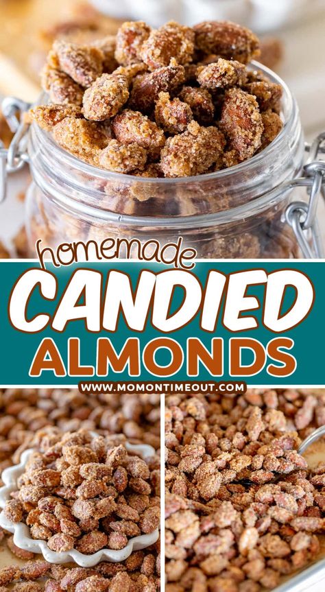 German Candied Almonds, Chocolate Covered Almonds Recipe, Candied Almonds Recipe, Candy Almonds Recipe, Almond Bark Recipes, Almonds Recipe, Dessert Christmas, Favorite Holiday Desserts, Sugared Almonds