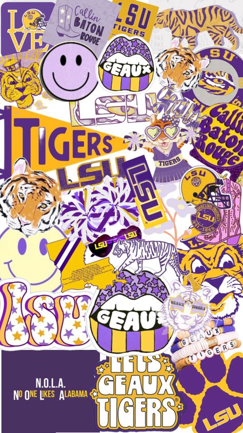 Lsu Wallpaper, Lsu University, Lsu Tigers Logo, College Crafts, College Wallpaper, Funky Rugs, Geaux Tigers, Dream College, Lsu Tigers