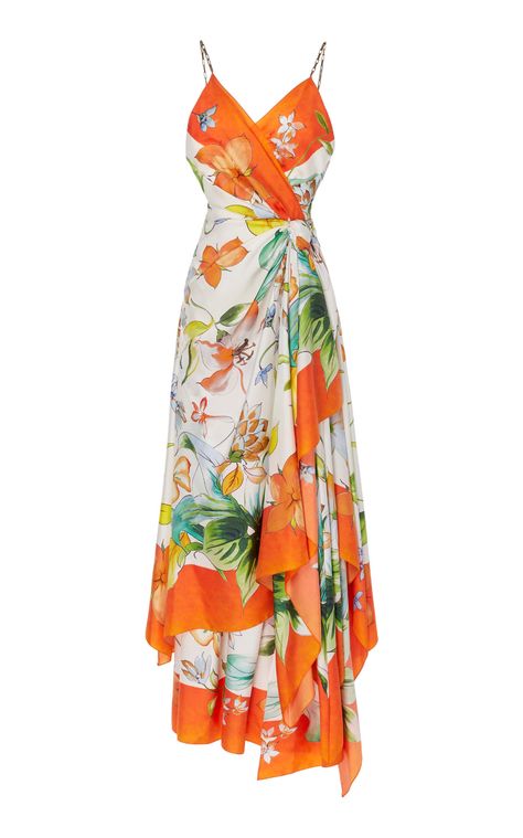 Carolina Herrera Sleeveless Silk Wrap Dress ColorFloral (Only 1 Left) $3,290 $1,316 Style A Wrap Dress, Silk Wrap Dress, Silk Clothes, Silk Wrap Dresses, Wrap Dresses, Fashion Enthusiast, Silk Lingerie, Fabulous Clothes, Dress Inspiration