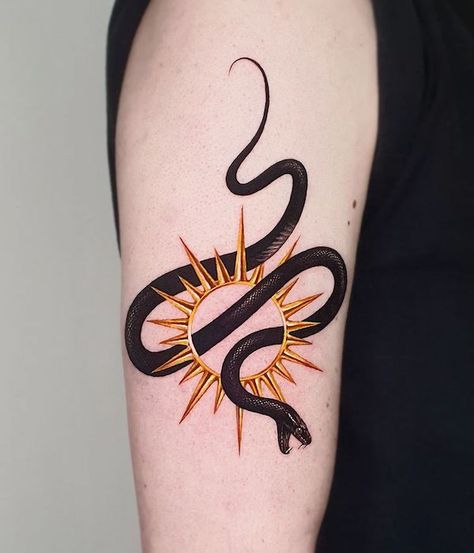 Snake Tattoos For Women, Cool Tattoo Ideas, Wrist Band Tattoo, Our Mindful Life, Snake Tattoos, Cool Tattoo, Flower Tattoo Shoulder, Upper Arm Tattoos, Mehndi Tattoo