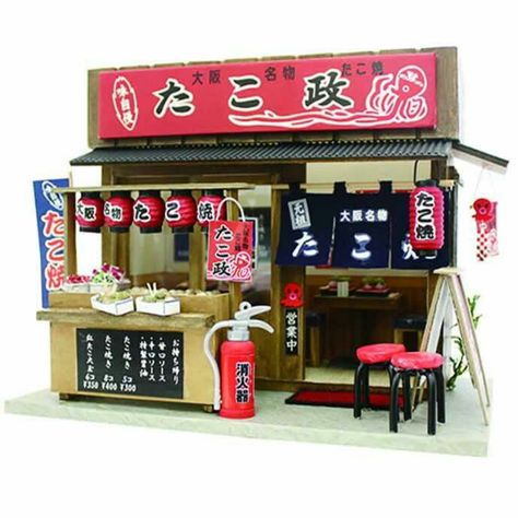 Chinese Stall Design, Japanese Restaurant Interior, Chinese Street Food, Food Kiosk, Billy Gibbons, Coffee Bike, Handmade Dollhouse, Food Truck Design, Stall Designs