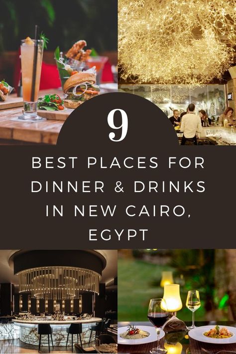 The best restaurants & bars in the neighborhood of New Cairo to get dinner and drinks. #Egypt #Cairo #NewCairo | Restaurants in Egypt | Bars in Egypt | New Cairo, Egypt | Tagamoa, Cairo | Egypt Travel | The Local's Guide to Egypt Where To Eat In Cairo, Cairo Egypt Restaurant, New Cairo Egypt, Best Restaurants In Cairo, Cairo Egypt Food, Food In Egypt, Cairo Restaurant, Cairo Nightlife, Restaurant Bars