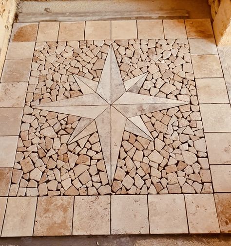 Bedroom Floor Tiles, Deco Spa, Home Office For Men, Office For Men, Home Office Layout, Tiles Ideas, Mosaic Tile Art, Mosaic Art Projects, Floor Tile Design