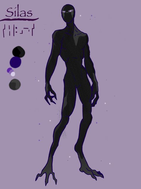 Enderman Concept Art, Alien Guy Art, Realistic Enderman, Enderman Design, Minecraft Enderman Art, Minecraft Enderman Fanart, Enderman Drawing, Enderman Fanart Human, Enderman Oc