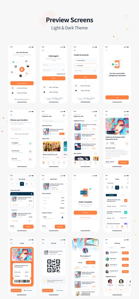 Event Booking App, Desain Ux, Ux Design Mobile, Event App, Ux Kits, Ux App Design, Ios App Design, Mobile App Design Inspiration, App Interface Design