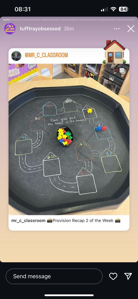 Eyfs Homes Topic, Outside Provision Eyfs, Preschool Maths Area, Sensory Phonics Activities, Reception Tuff Tray Ideas, Indoor Tuff Tray Ideas, September Tuff Tray Ideas, Eyfs Continuous Provision, Eyfs Setup