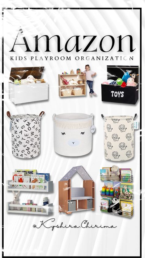 #Founditonamazon #Organization Loft Playroom, Starting A Daycare, Toddler Playroom, 4 Baby, Home Daycare, Playroom Organization, Nursery Room Inspiration, Ways To Organize, Kids Room Organization