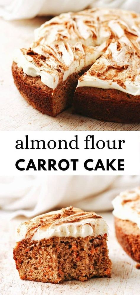 Actually Amazing Almond Flour Carrot Cake | Grab the Mangos Easy Healthy Carrot Cake, Almond Flour Carrot Cake, Scd Desserts, Classic Carrot Cake Recipe, Farmer Cheese, Sugar Free Carrot Cake, Classic Carrot Cake, Healthy Carrot Cake, Almond Flour Cakes