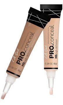 L.A. Girl HD Pro Conceal La Girl Concealer, La Girl Pro Concealer, Finger Coils, Pro Concealer, Covering Dark Circles, Best Concealer, Skin Redness, Skin Imperfection, La Girl