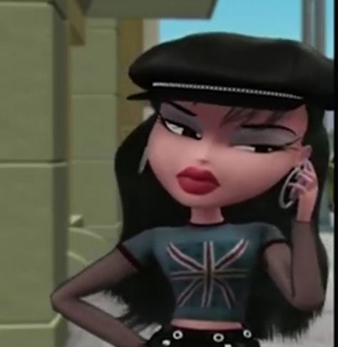 Bratz Matching Pfp For 2, Jade Bratz Pfp, Bratz Icon, Bratz Mood, Bratz Core, Jade Bratz, Bratz Movie, Bratz Yasmin, Black Bratz Doll