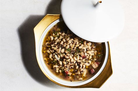 New Year's Day Black-Eyed Peas Recipe Recipe | Epicurious New Years Day Dinner, Legume Recipes, New Years Day Meal, Black Eyed Peas Recipe, Lucky Food, Parties Food, Peas Recipe, Quick Dinners, Pea Recipes