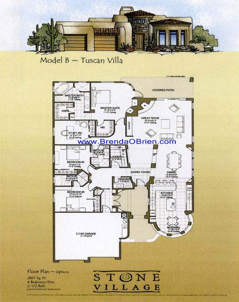 Tuscan Floor Plans, Spanish Mediterranean, Adobe House, Home Mortgage, Plan B, Tucson Arizona, Plan A, House Floor Plans, Tucson