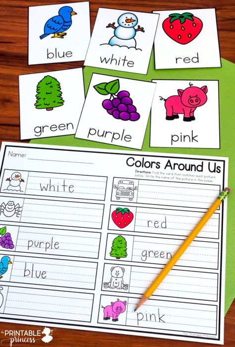 Write The Room Preschool Free Printable, Write Around The Room Kindergarten Free, Preschool Write The Room, Spring Writing Center Preschool, Alphabet Write The Room, Write The Room Preschool, Colour Provocations, Write The Room Kindergarten Freebie, Write The Room Free