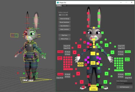 MAKING A PICKER GUI FOR MAYA WITH PYSIDE AND QTDESIGNER What Is Motion, Blender Character Modeling, Maya Modeling, Technical Artist, Character Rigging, Character Turnaround, 3d Tutorial, Animation Reference, 3d Modelling