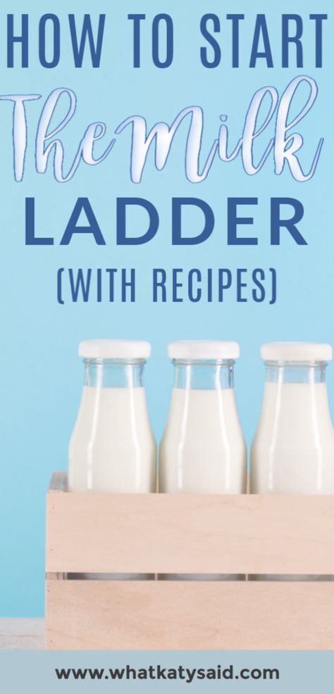 Looking to start the milk ladder but not sure how to go about it? Click to find out how we did it and the recipes we used to get there.  #CMPA #Milkallergy Milk Ladder Recipes, Dairy Ladder Step 1 Recipe, Dairy Ladder, Milk Ladder, Cows Milk Protein Allergy, Dairy Free Baby, Cows Milk Allergy, Cows Milk, Dairy Free Breastfeeding