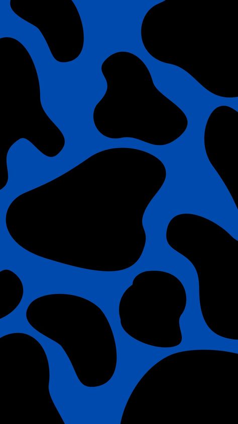 Blue and black cow print phone wallpaper Cow Print Phone Wallpaper, Phone Wallpaper Blue, Blue Cow Print, Cheetah Print Wallpaper, Black And Blue Wallpaper, Cow Wallpaper, Cow Print Wallpaper, Mermaid Wallpapers, Blue Cow