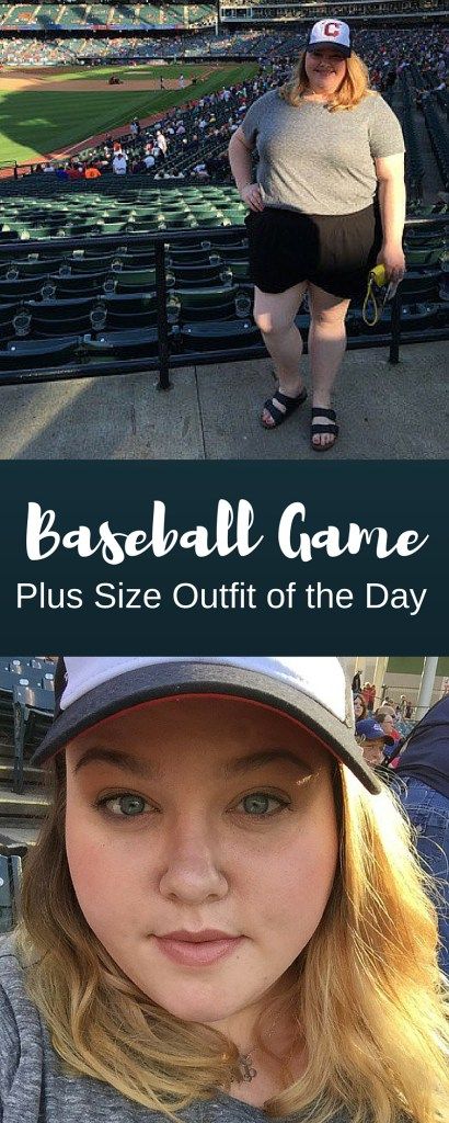 Going to a baseball game and don't know exactly what to wear? Think basic for your plus size outfit of the day! Plus Size Baseball Mom Outfits, Baseball Game Outfit Women Plus Size, Ball Park Outfits, Baseball Game Outfit Women Cold, Plus Size Baseball Game Outfit, What To Wear To A Baseball Game, Cute Baseball Game Outfit, Baseball Game Outfit Women, Ballpark Outfit