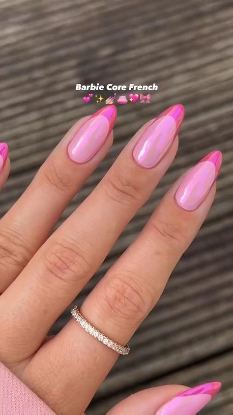 Aug 22, 2023 - Discover (and save!) your own Pins on Pinterest. Barbie Pink Nails, Barbie Nails, Colorful Nails, Best Nail Art, Pink Nail, Pink Acrylic Nails, Dipped Nails, Dream Nails, Best Nail