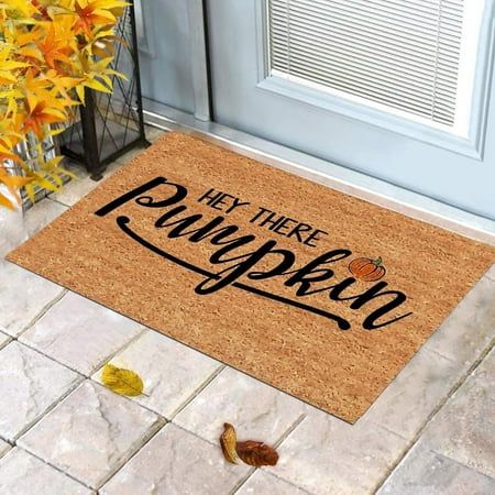 Pumpkin Doormat Pumpkin Decor Funny Door Mat Fall Welcome Mat Fall Decor Rug Size: One Size. Fall Welcome Mat, Pumpkin Doormat, Funny Door Mat, Porch Mat, Dorm Rugs, Fall Doormat, Pumpkin Fall Decor, Door Rug, Indoor Door Mats