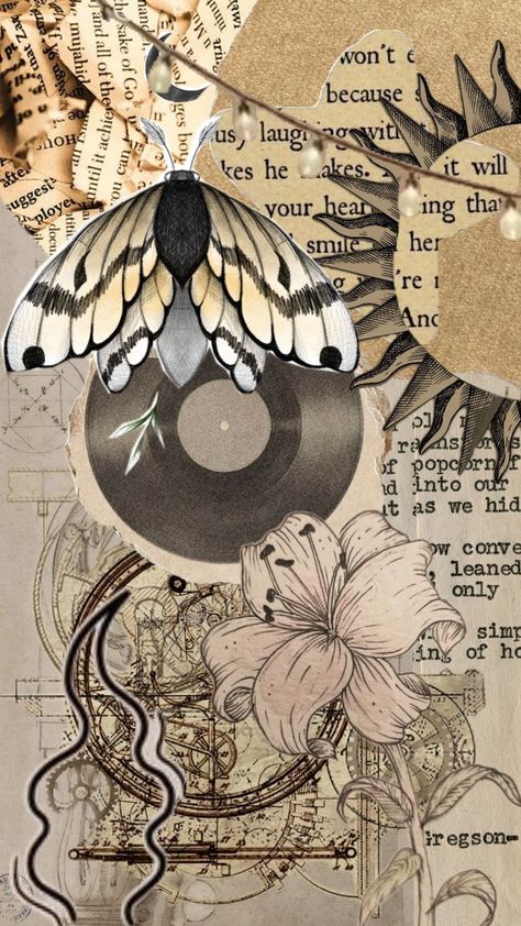 #aesthetic #vintage #vintageaesthetic #moth #wallpaper #wallpapercollage #collageart #brown #brownaesthetic #browntheme #fyp Moth Collage, Moth Aesthetic, Moth Wallpaper, Poodle Moth, Collage Images, Digital Collage Art, Magazine Collage, Artist Journal, Collage Artists