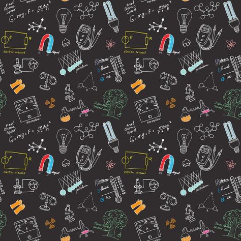 Physics and science seamless pattern with sketch elements Hand Drawn Doodles background Vector Illustration Gas Ideal, Teacher Wallpaper, Physics Projects, Science Doodles, Hand Drawn Doodles, Doodle Background, Science Background, Cartoon Background, Background Patterns