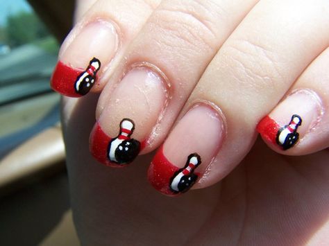 Bowling Sports Nails, Nails 2017, Bowling Party, Games Ideas, Nail Envy, Bowling Ball, Nail Health, Hot Nails, Fabulous Nails