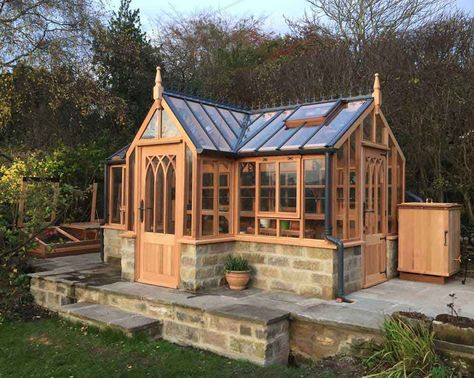 Contemporary Greenhouses, Greenhouse Shed Combo, Rustic Greenhouses, Wooden Garden Buildings, Timber Greenhouse, Cedar Greenhouse, Victorian Greenhouses, Cold Frames, Craft Shed