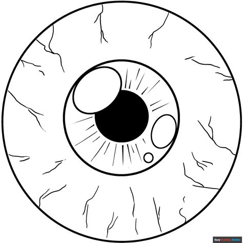 Free Eyeball Coloring Page for Kids Eyeball Drawing, Shopkins Colouring Pages, People Coloring Pages, Free Printable Coloring Sheets, Eye Ball, Ball Drawing, Big Eyes Art, Colouring Page, Cartoon Eyes