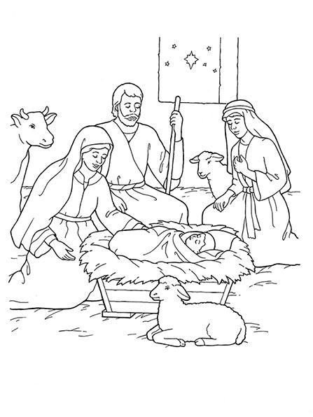 Lds Coloring Pages, Merry Christmas Coloring Pages, Nativity Coloring Pages, Jesus Coloring Pages, Children Church, Jesus Drawings, Birth Of Jesus Christ, Bible Coloring Pages, Church Activities