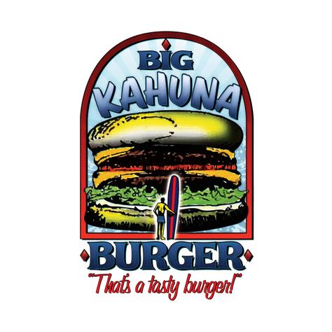 Big Kahuna Burger Big Kahuna Burger, Big Kahuna, Vintage Phone Case, Motorcycle Paint Jobs, Vintage Phone, Artist Shirts, Vintage Stickers, Motorcycle Painting, Delicious Burgers