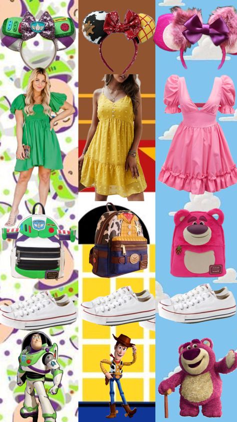 #disneybound #toystory #disney Disney Trip Surprise, Disney Attire, Disney Bound Outfits Casual, Disney Trip Outfits, Disney Mickey Ears, Disney Inspired Fashion, Disney Bound Outfits, Disney Inspired Outfits, Trip Outfits