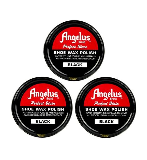 Angelus Shoe Polish Pack Black Shoe Wax, Shoe Polish, Shoe Care, Smooth Leather, Shoes Jewelry, Shoe Jewelry, Stain, Wax, Leather