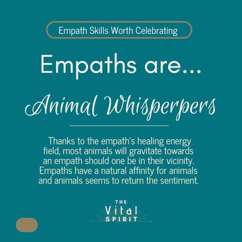 Weekly celebration post highlighting ways being an empath is fantastic. Empaths and animals share an outlook, they understand the interconnectedness of all life. Animals are instinctively drawn to empaths--pets and wild alike. They notice empaths and move to be closer to them if they are domesticated and watch them if they are wild. Celebrate your connection with animals today! #animalwhisperers #allthingsareconnected #animalstrustempaths #empathskillsworthcelebrating Empaths And Animals, Animal Empath, Forty Rules Of Love, Empath Traits, Empath Abilities, Shadow Work Spiritual, Psychology Studies, Intuitive Empath, Highly Sensitive Person