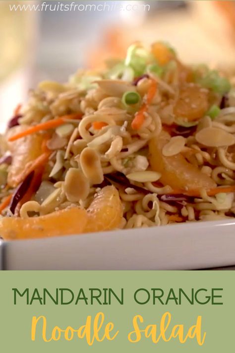 Looking for a crowd favorite? We've got you covered. Try out our Mandarin Orange Ramen Noodle Salad for a dinner that will satisfy the whole family! Mandarin Noodles, Ramen Noodle Salad With Mandarin Oranges, Asian Mandarin Orange Salad, Mandarin Orange Recipes, Asian Salad Mandarin Oranges, 4 Ingredient Mandarin Orange Salad, 12 Tomatoes Mandarin Orange Chicken Salad, Recipes With Mandarin Oranges, Mandarin Orange Salad