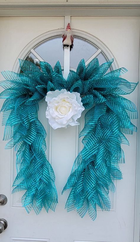 Tulle wreath diy