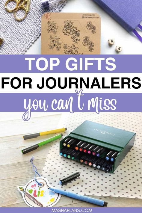 Looking for thoughtful gifts for journaling enthusiasts? Discover our handpicked collection of unique and creative presents that they will absolutely love!This gift guide has everything you need to make their journaling experience truly unforgettable. Don't miss out on these amazing finds for all the journaling lovers out there. Get inspired and shop now! Cute Journal Gift Ideas, Journaling Gift Ideas, Journaling Gifts, Journaling Supplies, Amazing Finds, Cute Journals, Ultimate Gift Guide, Journal Gift, The Ultimate Gift