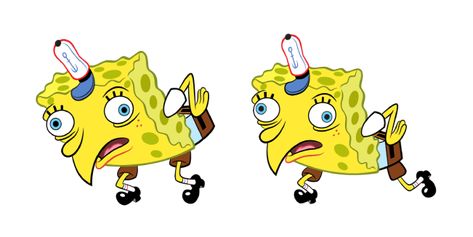 Look at this mocking sponge! Whenever SpongeBob sees plaid, he acts like a chicken! His eyes bulge out of his head, and his nose arcs into a semi-beak. Find your favorite cartoon character in SpongeBob meme cursor. Mocking SpongeBob Meme appeared first on Sweezy Custom Cursors. Imagination Meme, Mocking Spongebob, Spongebob Jellyfish, Spongebob Meme, Custom Cursor, Popular Hobbies, Underwater City, Spongebob Memes, Internet Memes