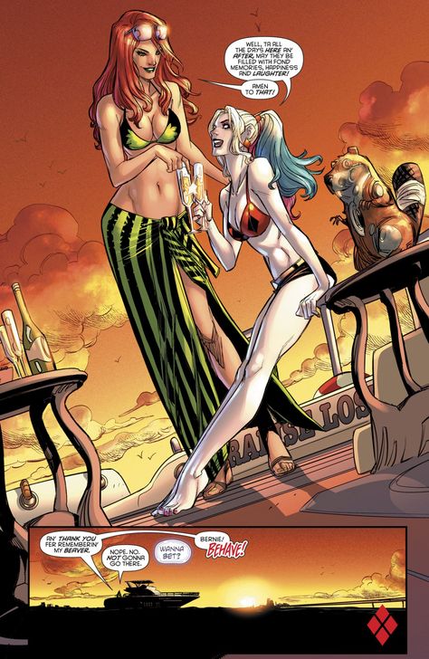 HARLEY QUINN AND POISON IVY (HARLEY QUINN VOL. 3 #34) Harley Quinn Artwork, Harley Quinn Comic, Arte Dc Comics, Harley Quinn Art, Dc Comics Artwork, Dc Comics Characters, Comics Girls, Comic Collection, Dc Characters