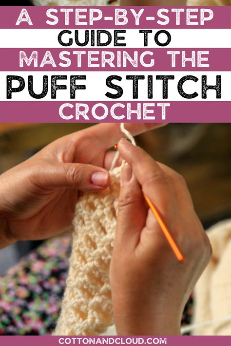 Puff Stitch Crochet Crochet Puff Stitch, Puff Stitch Crochet, Popcorn Stitch, Puff Stitch, Stitch Crochet, Bobble Stitch, Craft Design, Crochet Chart, Hot Pads