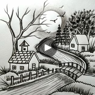 10K views · 337 reactions | Afternoon scenery drawing | Amazing afternoon nature art and sketch | By Md.Facebook Reactions Drawing, Drawing Amazing, Beach Sketches, Drawing Scenery, Scenery Drawing, Pencil Shading, 10k Views, House Drawing, Pencil Art